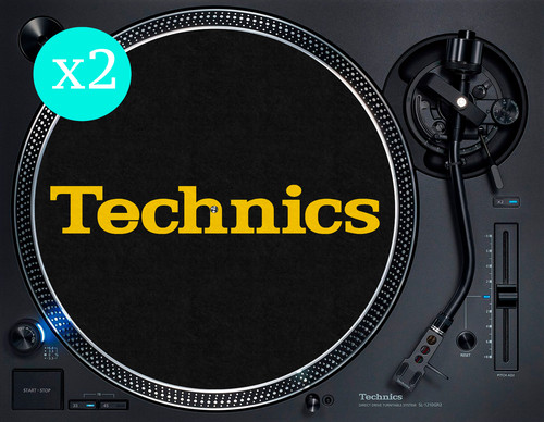 Technics black and - technics, logo
