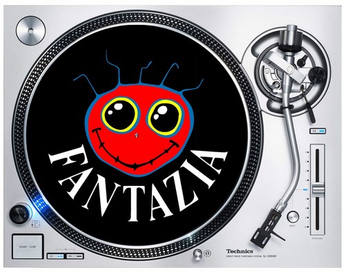 Fantazia logo slipmat - logo, dj