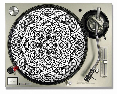 Mandala vinyl slipmats - vinyl, dj