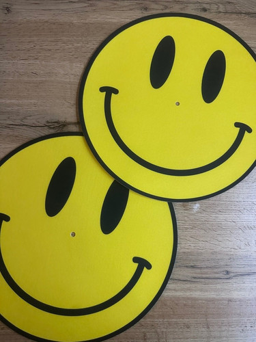 90s rave smile yellow - yellow, acid