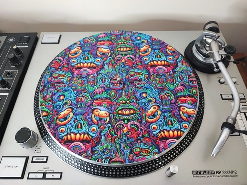 Psychedelic art slipmat - art,