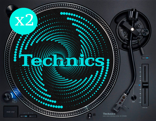 Technics blue blk - technics, dots