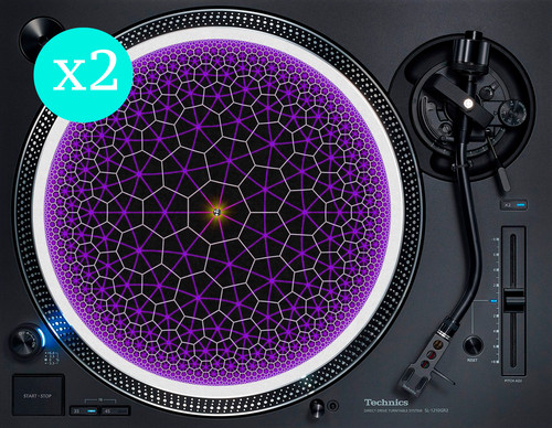 Geometric parallax purp sphere - parallax,
