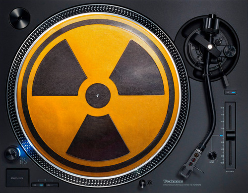 Toxic radioactive warning cool - radioactive,