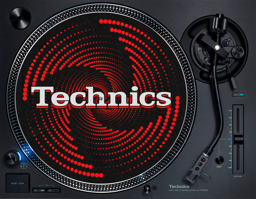 Technics red blk - technics, dots