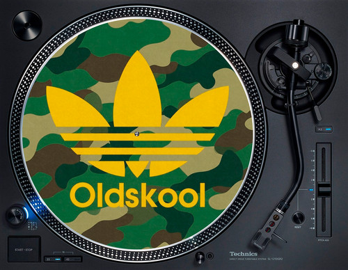 Oldskool trefoil camo yellow - oldskool,