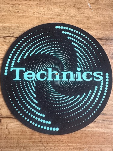 Technics teal speed dots - teal, swirl