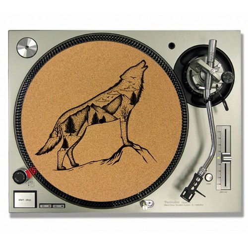 Howling wolf vinyl cork - howling,