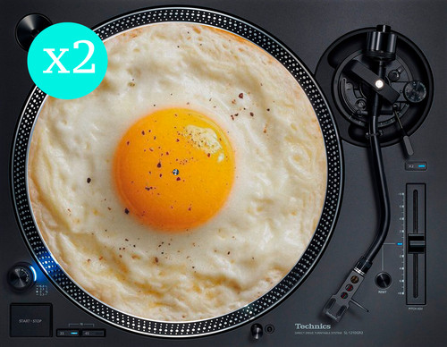Fried egg sunny - sunny, side