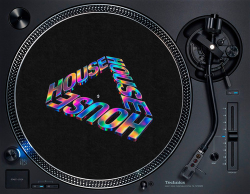House music metalic triangle - metalic, triangle""