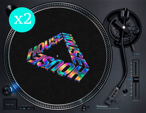 House music metalic triangle - house,