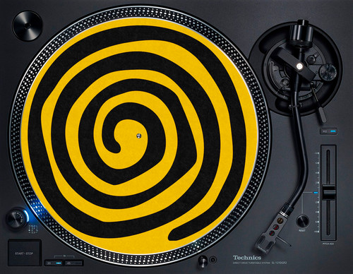 Yellow spiral tribe swirl - yellow,