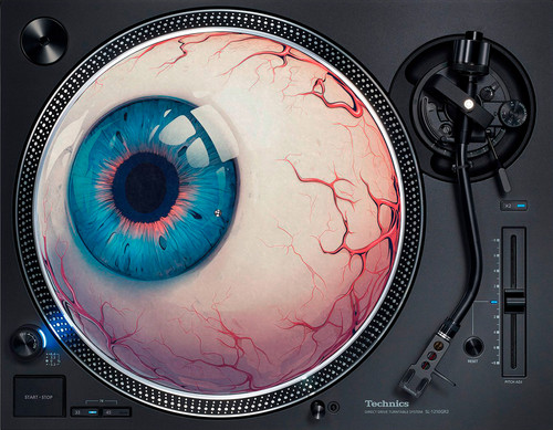 Horror bloodshot eyeball - horror,